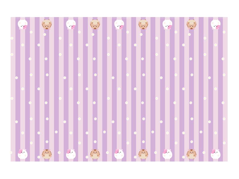 Gabby's Dollhouse bordsduk 180 x 120 cm i lila och rosa