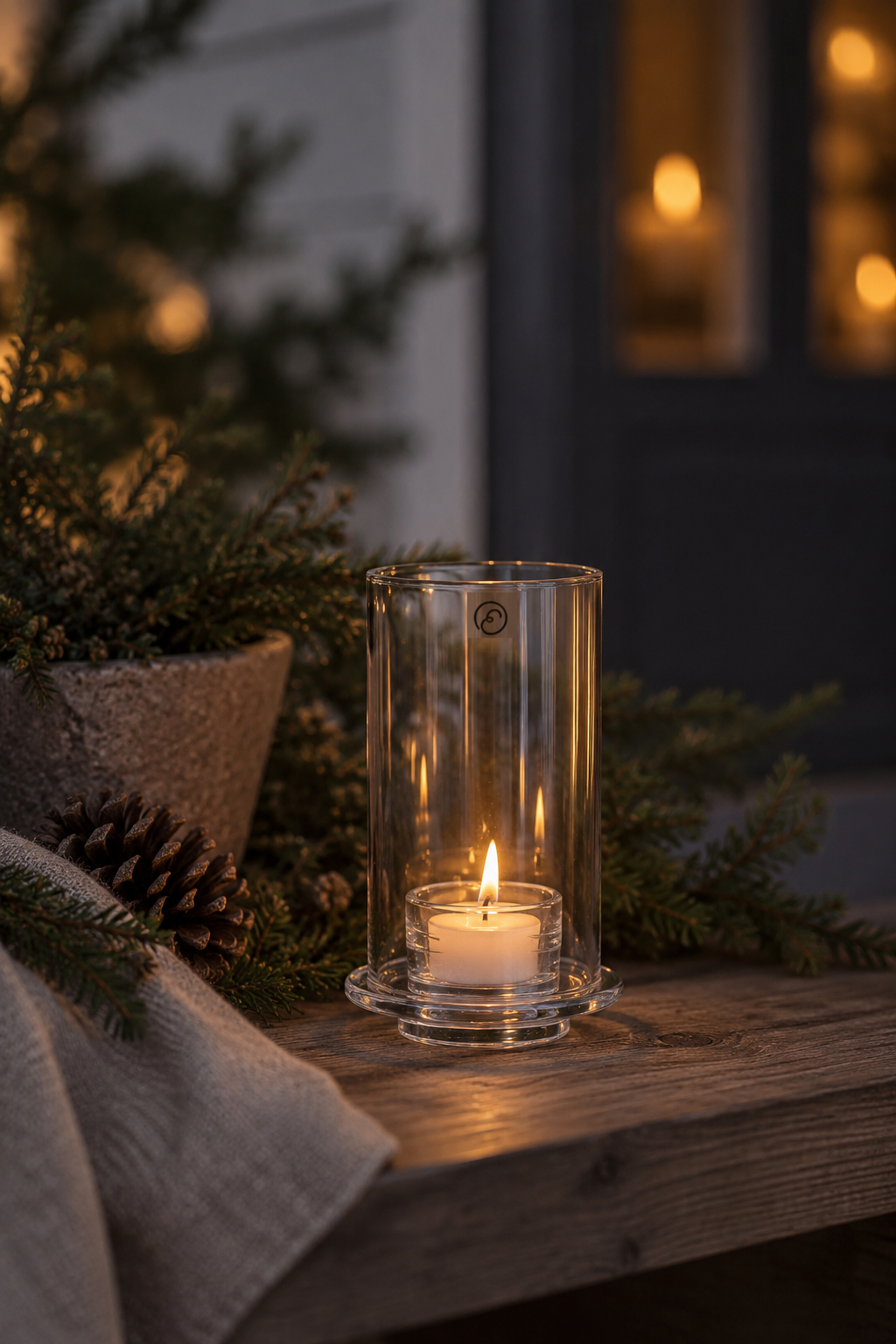 Ernst Lantern for tea lights 18x10 cm – Glass - 2