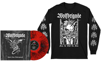 WOLFBRIGADE - Howl From Underground LP + Man Longsleeve BUNDLE (PRE-ORDER)