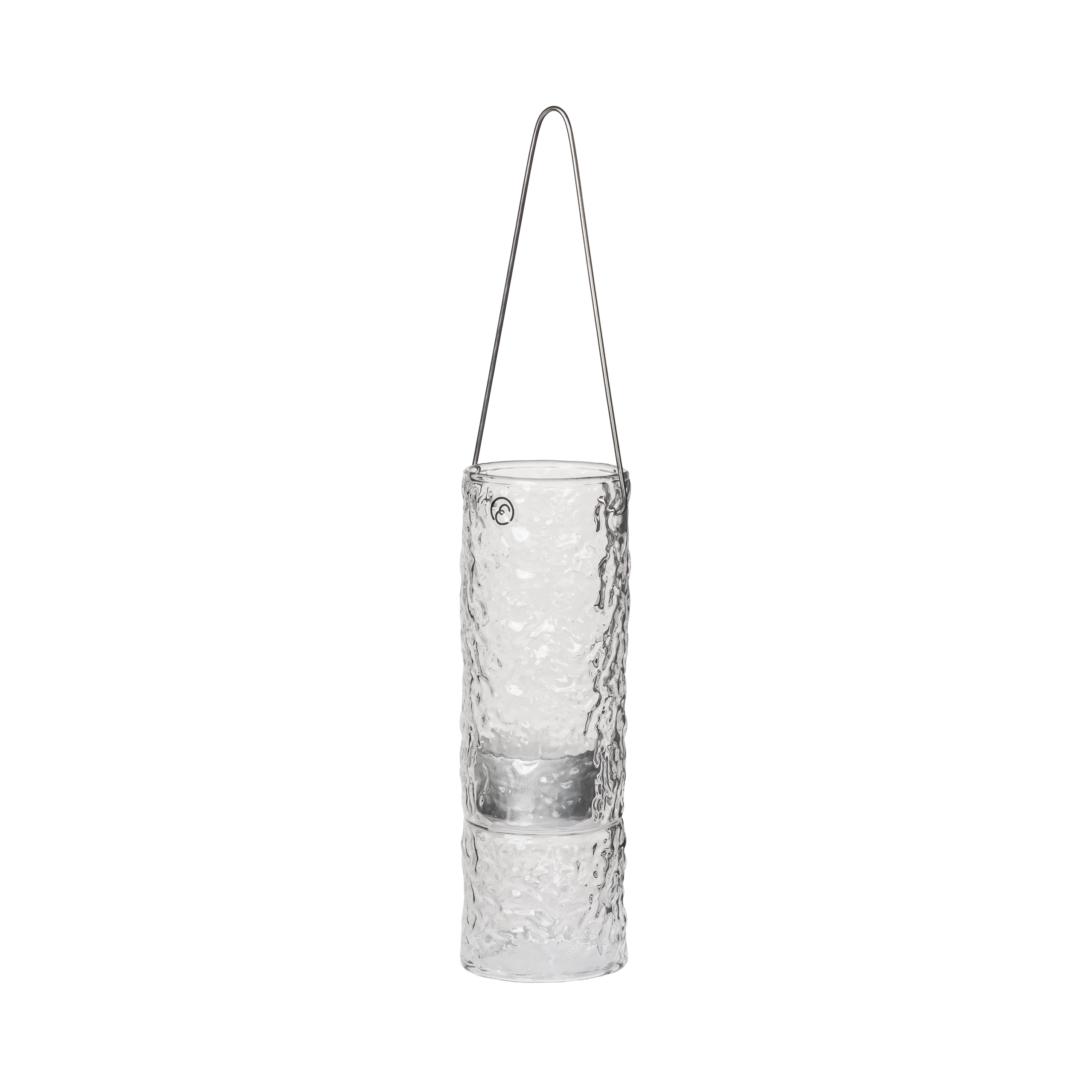 Ernst Textured Hanging Lantern 15x5.5 cm – Glass - 4