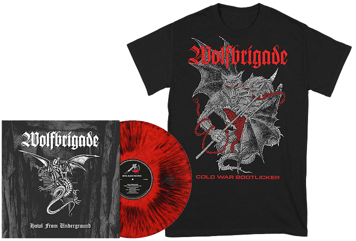 product-image WOLFBRIGADE - Howl From Underground LP + Cold T-shirt BUNDLE (PRE-ORDER)