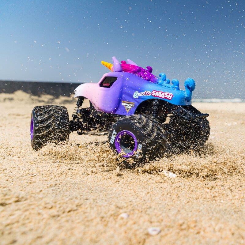 LOSI 1/18 Mini LMT Sparkle Smash (Battery & Charger Included) - 12