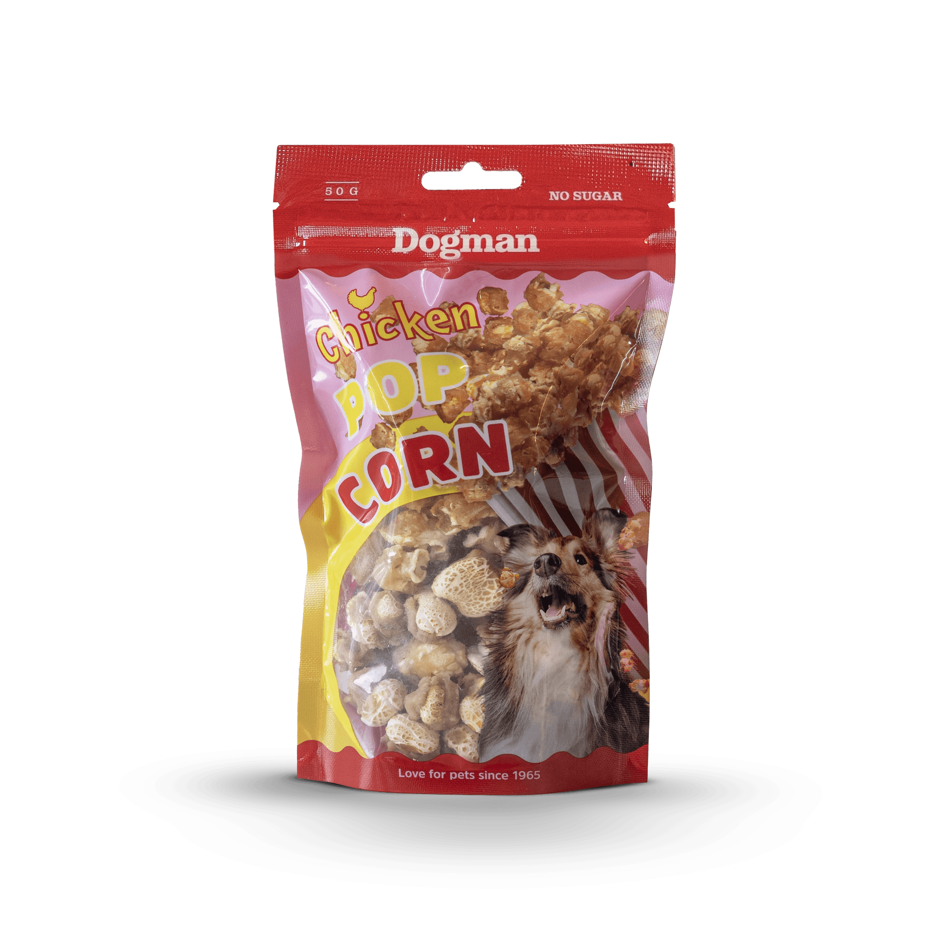 Dogman Hundgodis Popcorn Med Kyckling 50 Gram