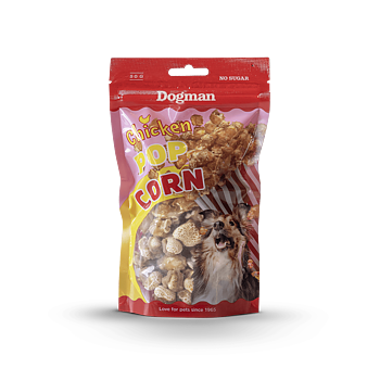 Dogman Hundgodis Popcorn Med Kyckling 50 Gram