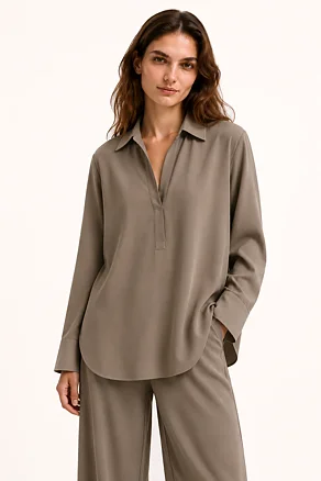 TEN LONG SLEEVE LYOCELL TUNIC