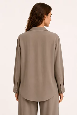TEN LONG SLEEVE LYOCELL TUNIC