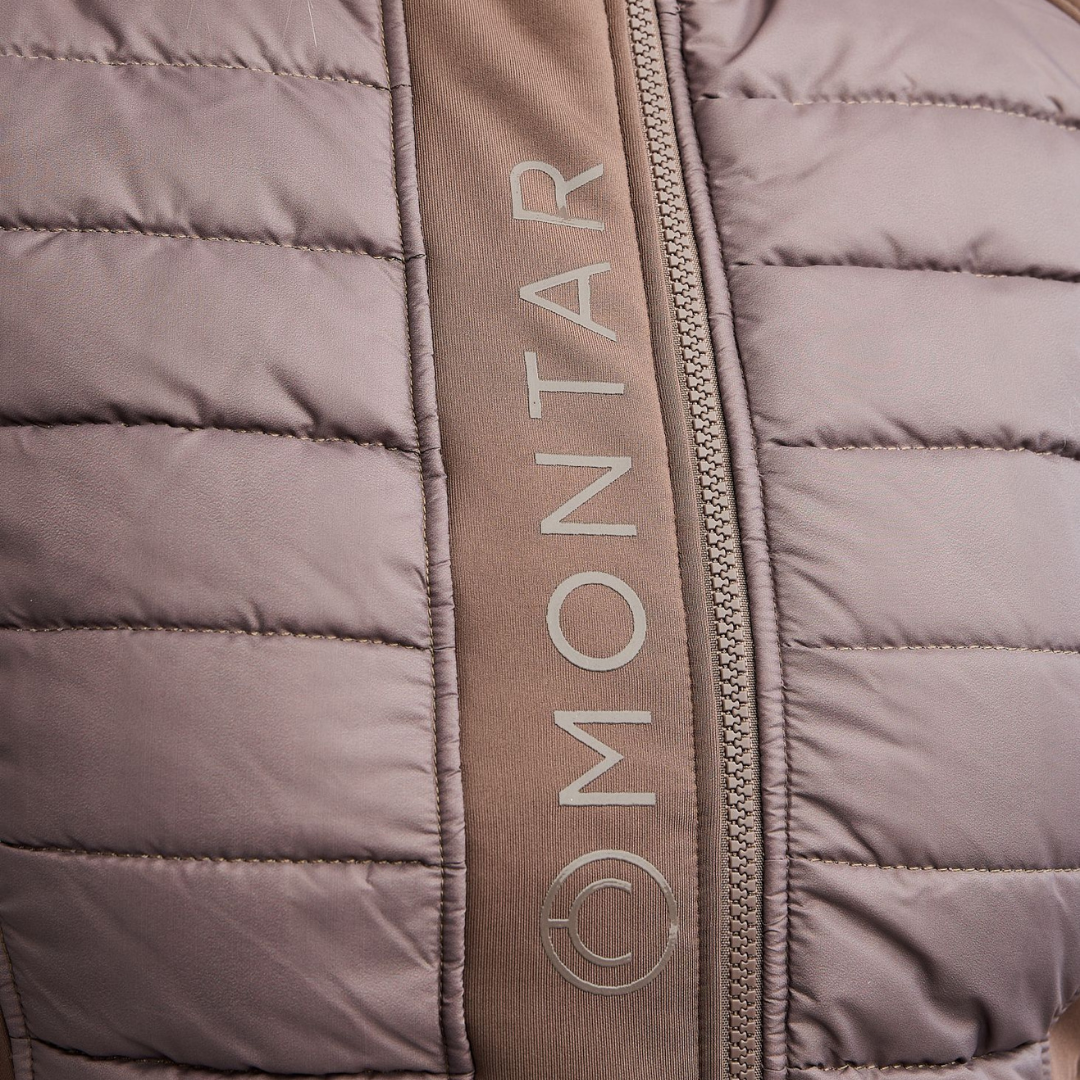 MONTAR EMMA HYBRID BODYWARMER VEST - NOUGAT BROWN - 2