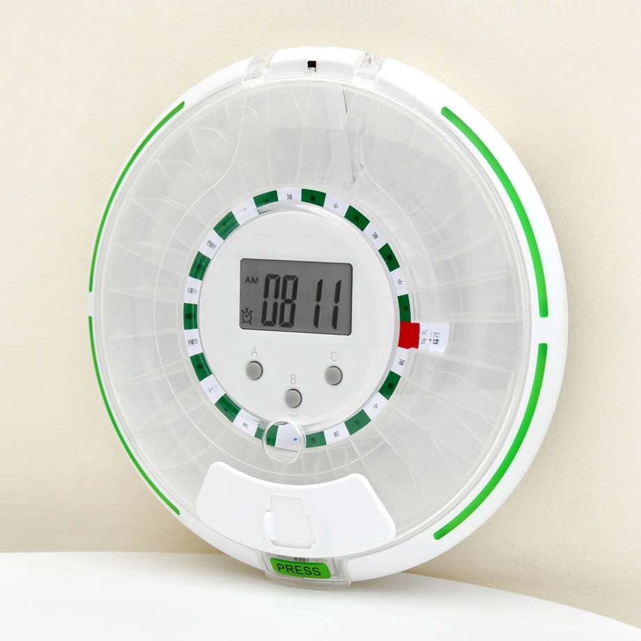 Automatisk medisindispenser med alarm – 28 rom