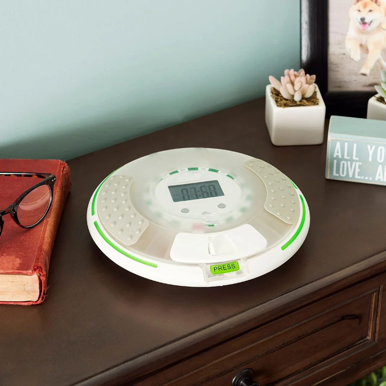 Automatisk medisindispenser med alarm – 28 rom - 4