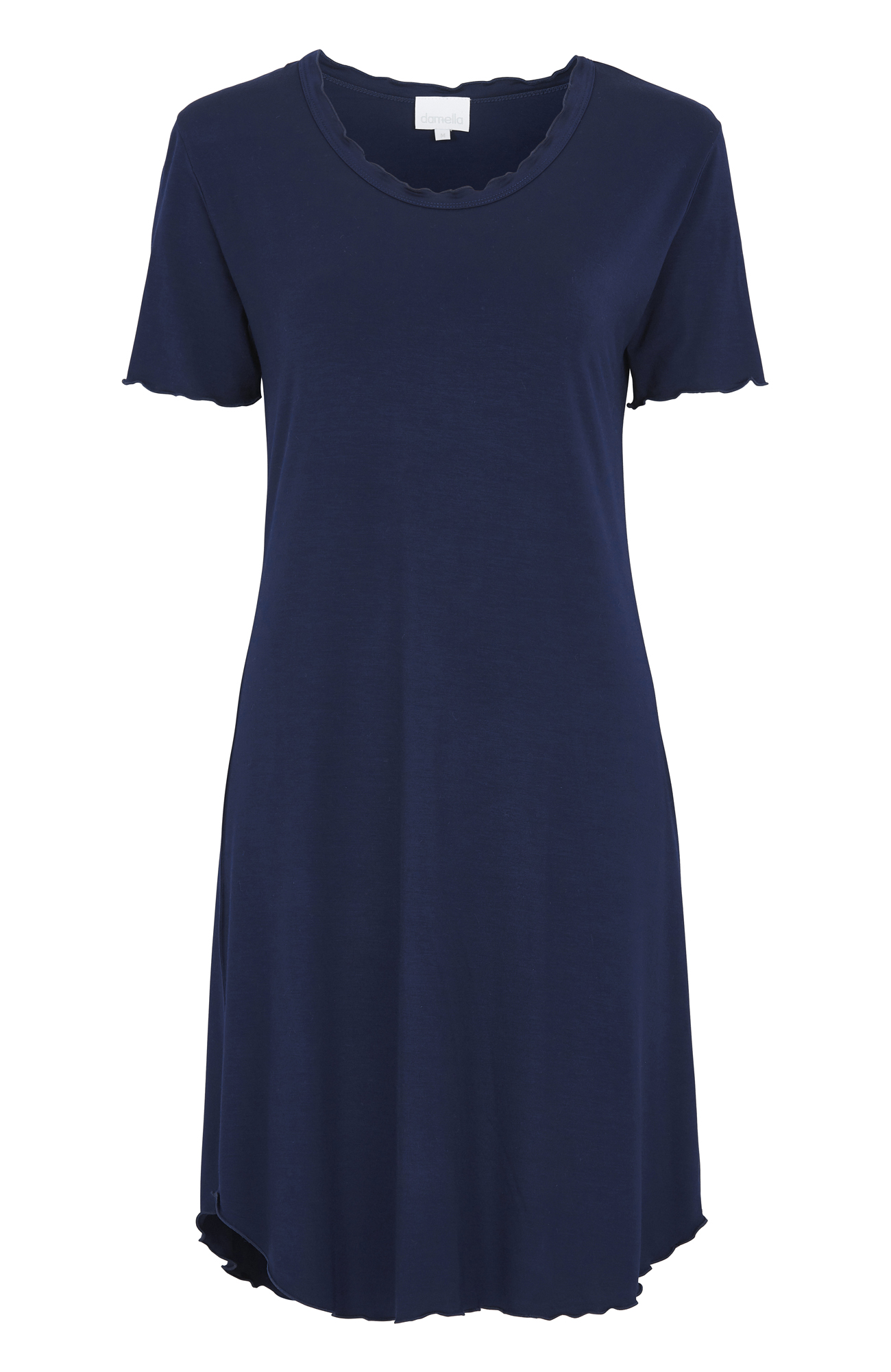 Damella 69501-023 Nightdress with short sleeves Josefine Navy