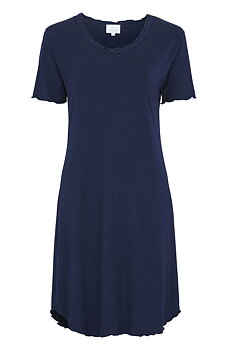 Damella 69501-023 Nightdress with short sleeves Josefine Navy