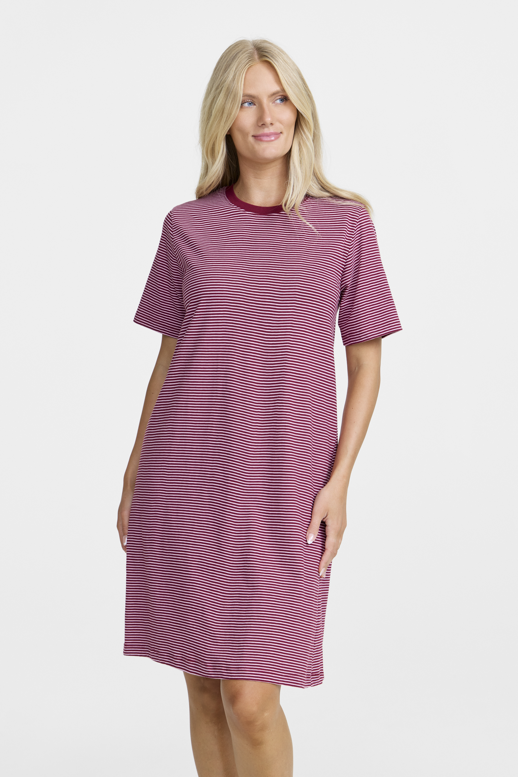 Damella 60344-193 Nightdress with short sleeve Wine pink - 3