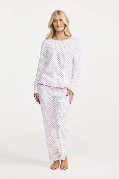 Damella 70470-378 Pyjamas Ivory red