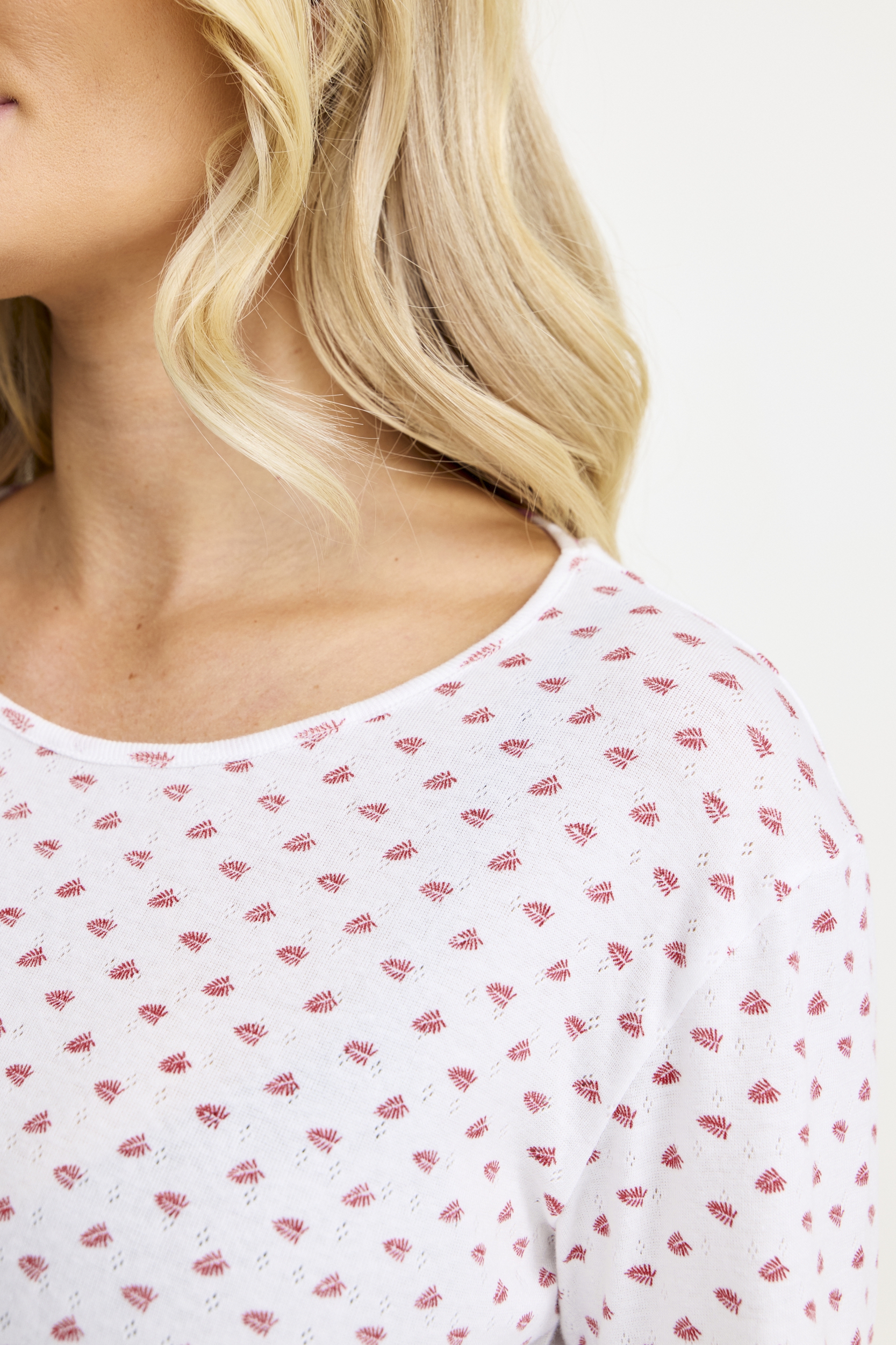 Damella 70470-378 Pyjamas Ivory red - 3