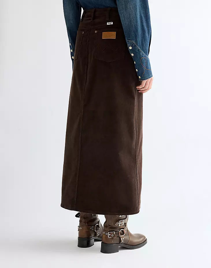 Western kjol  brun Manchester Wrangler - 5