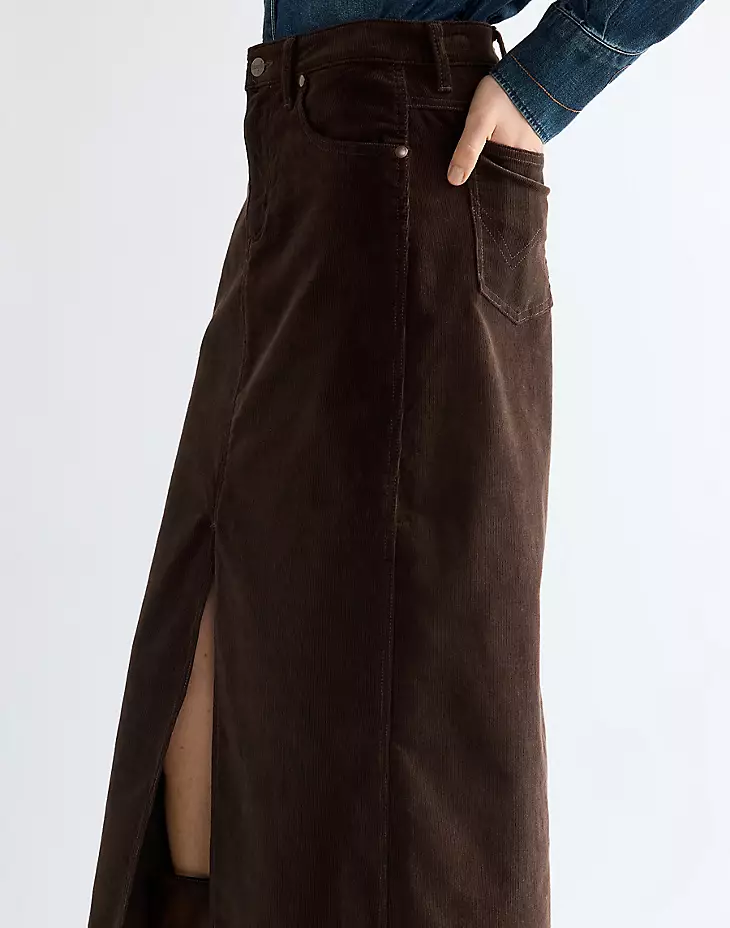 Western kjol  brun Manchester Wrangler - 4