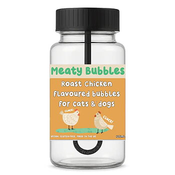 Meaty Bubbles Såpbubblor För Hund & Katt Med Kycklingsmak 125ml