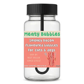 Meaty Bubbles Såpbubblor För Hund & Katt Med Baconsmak 125ml