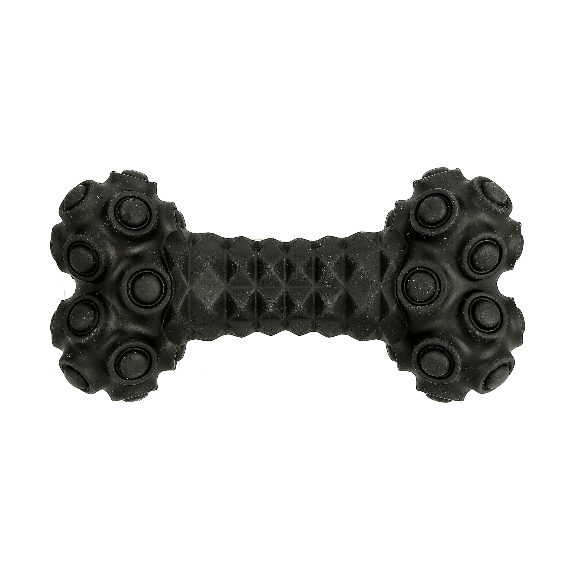 Dogman Hundleksak Rough Play Gummi Ben Svart 16cm