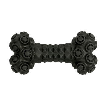 Dogman Hundleksak Rough Play Gummi Ben Svart 16cm