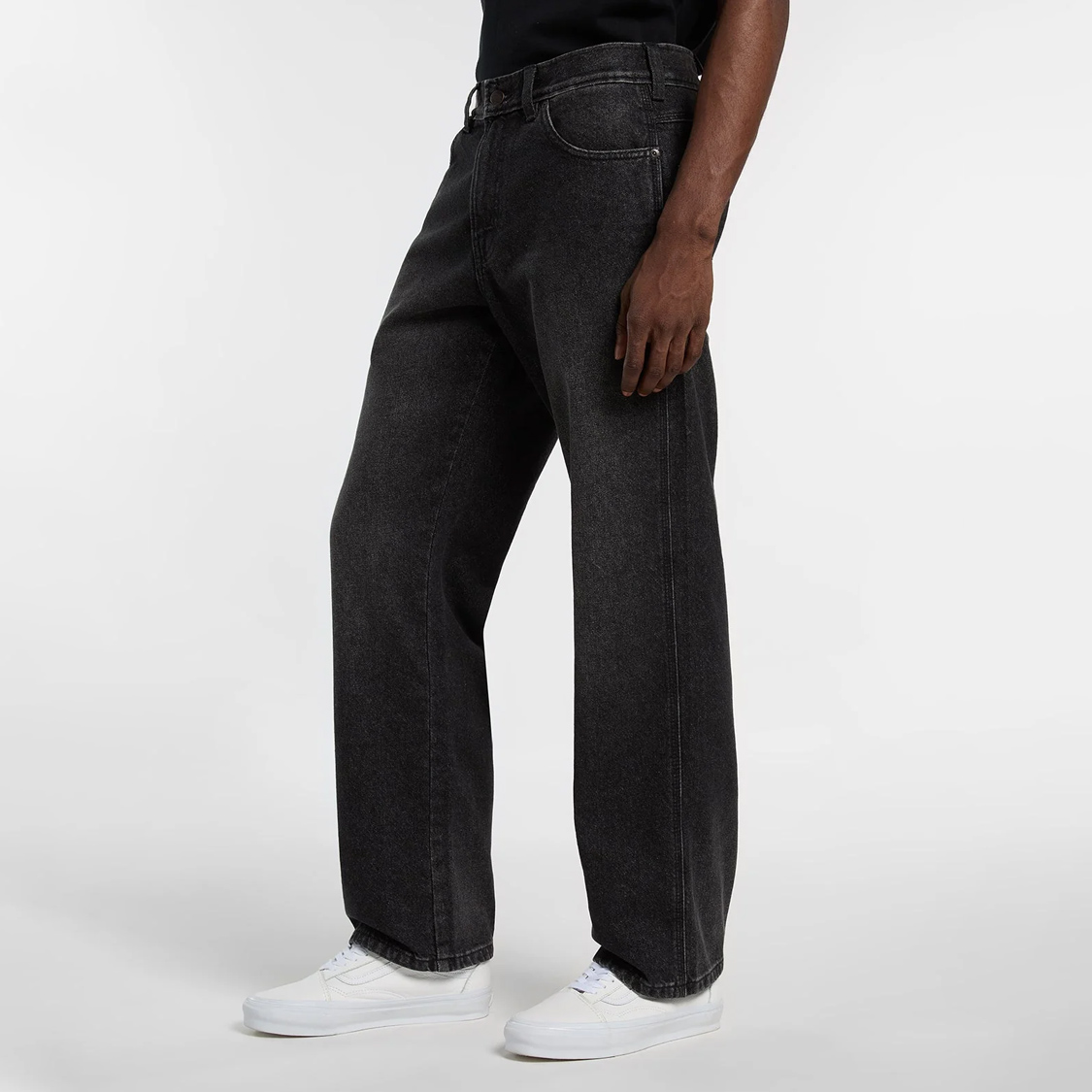 Dickies - 954 Relaxed Straight Work Jeans Black Wash Faded - 4