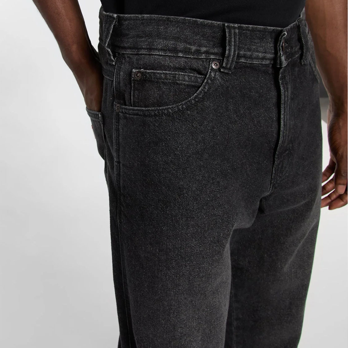 Dickies - 954 Relaxed Straight Work Jeans Black Wash Faded - 5