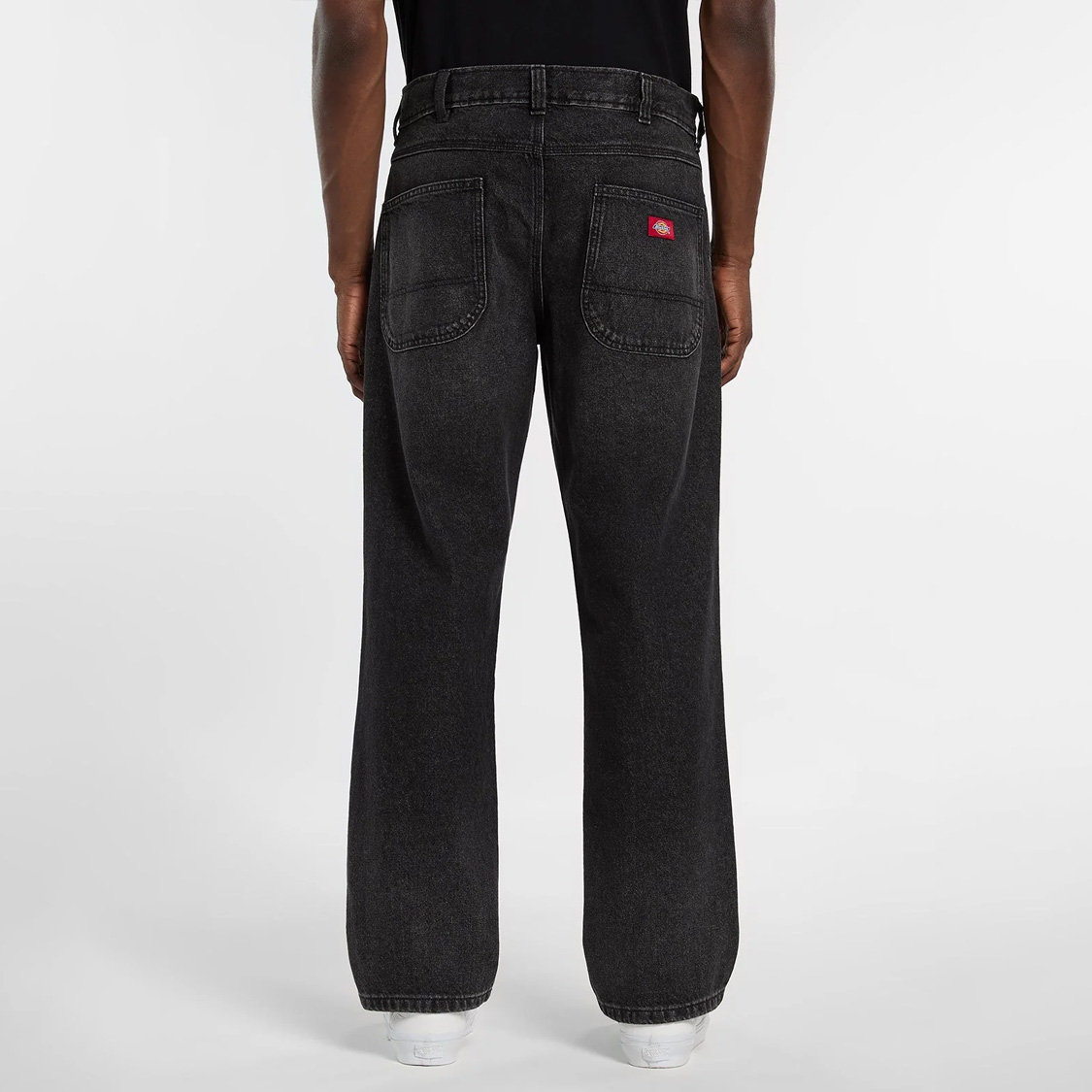 Dickies - 954 Relaxed Straight Work Jeans Black Wash Faded - 2