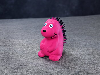Dogman Hundleksak Igelkott X-Small 7,5cm Rosa