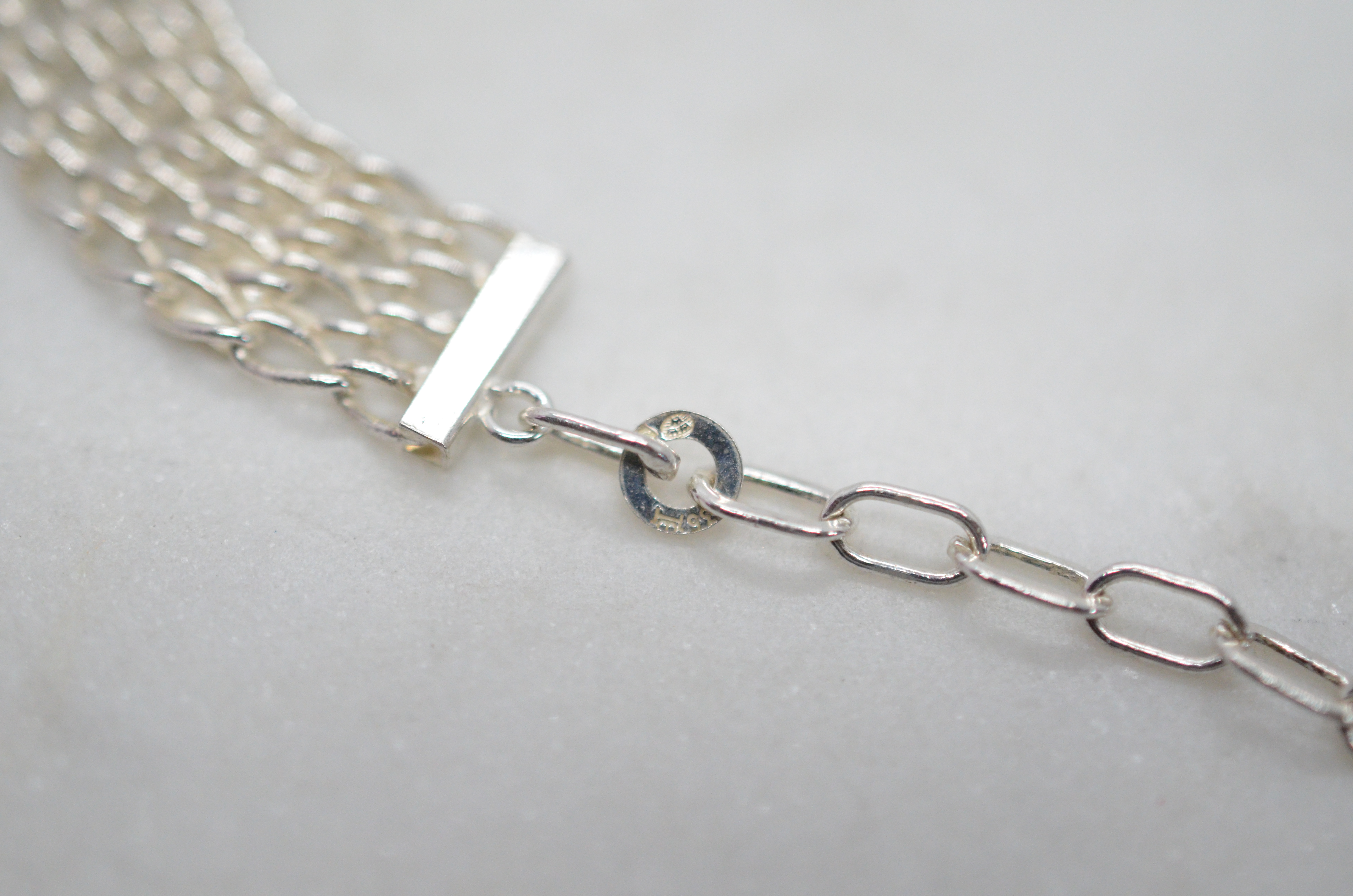 Vintage silverhalsband - 6