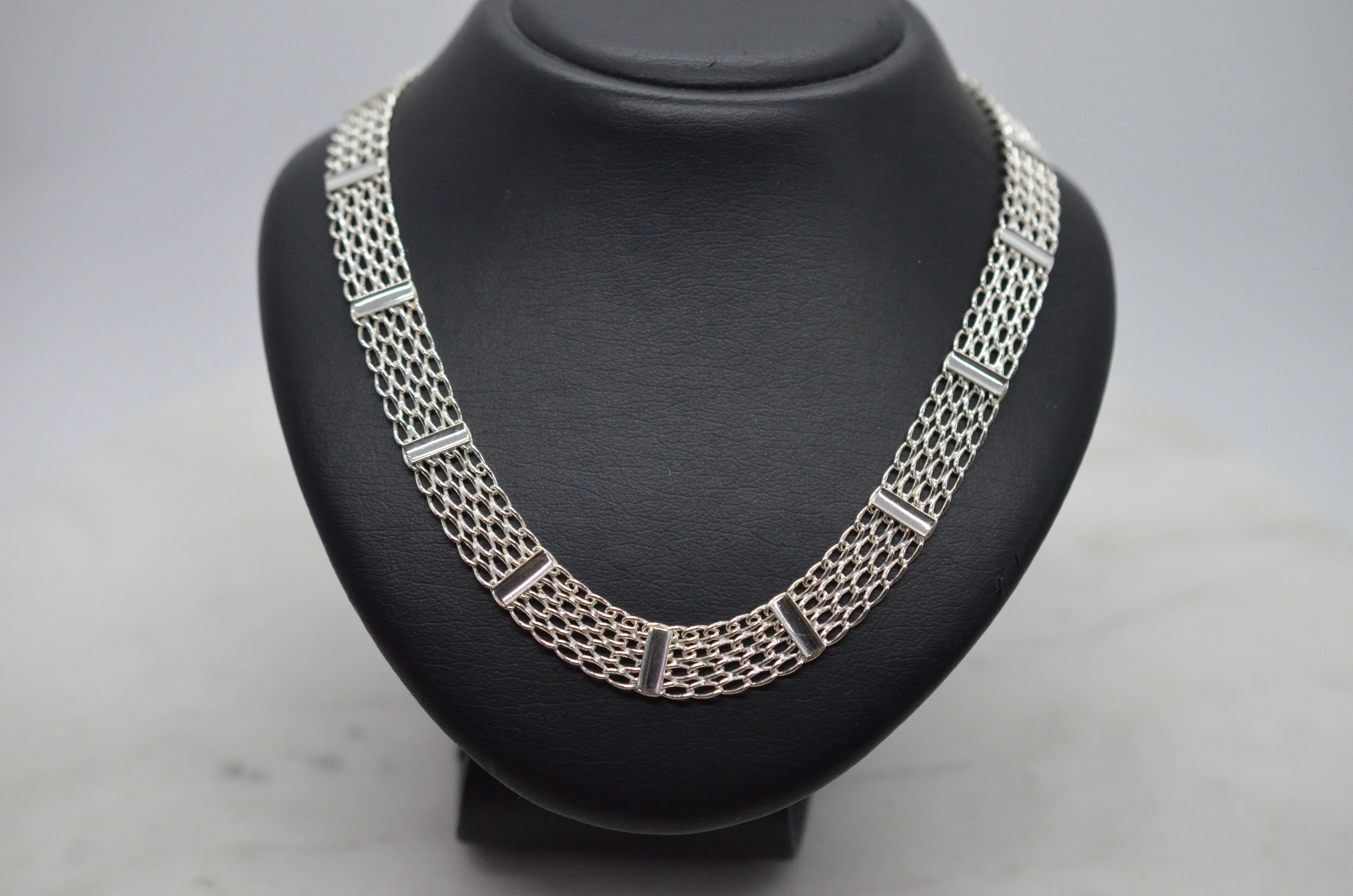 Vintage silverhalsband