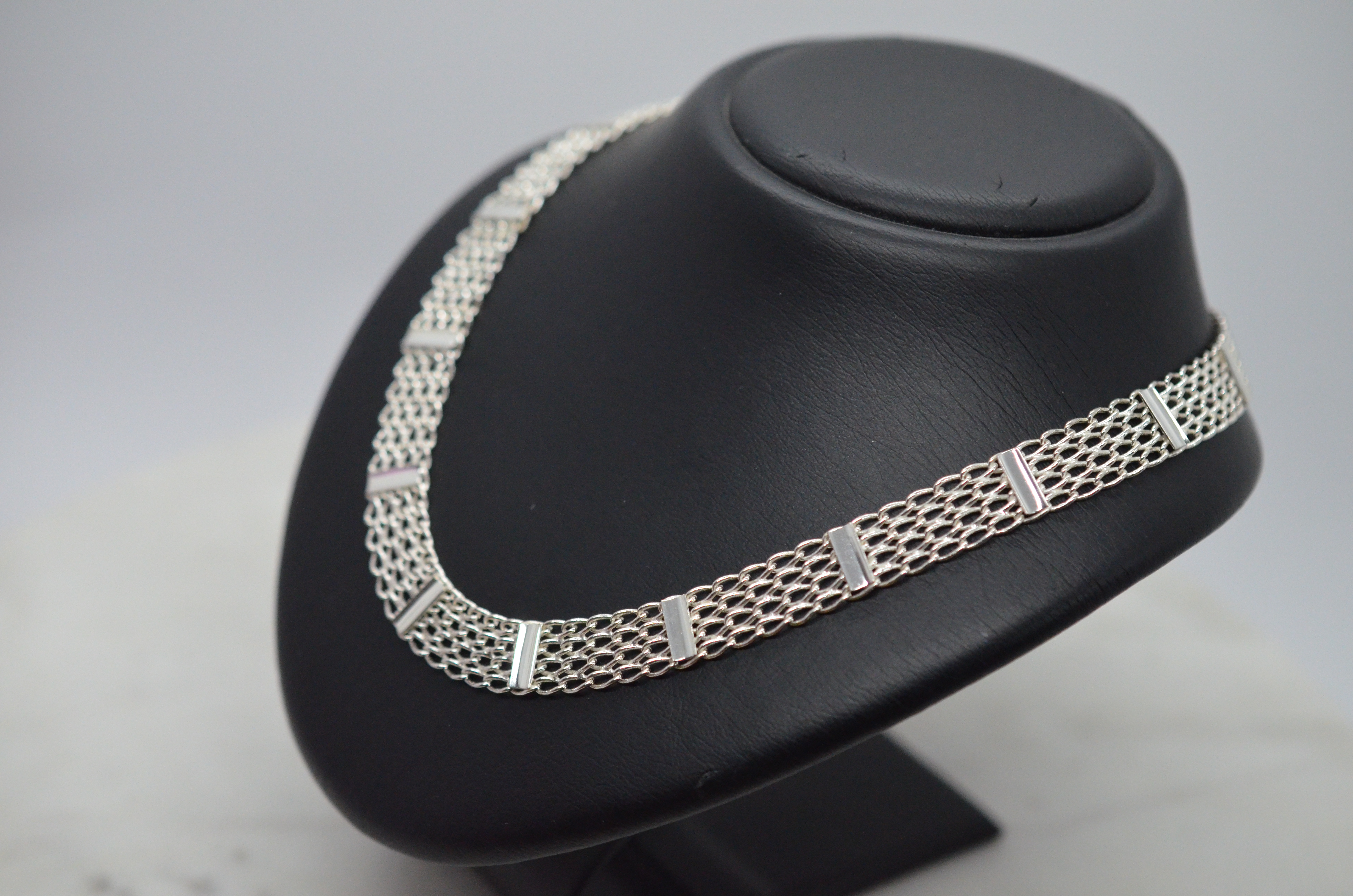 Vintage silverhalsband - 2