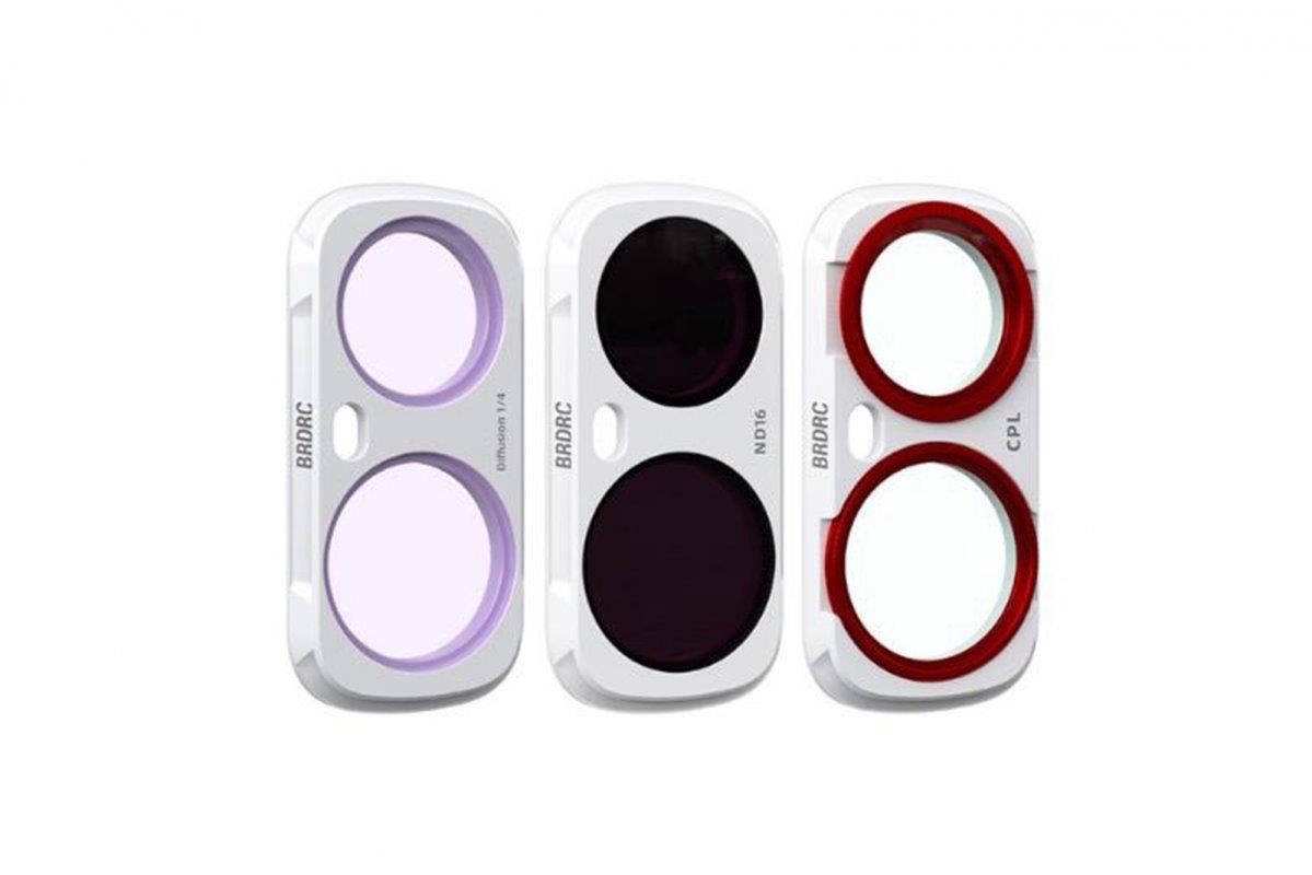 3-Pack Magnetic Filter for Insta360 Luna Ultra (CPL + ND16 + Black Mist 1/4)