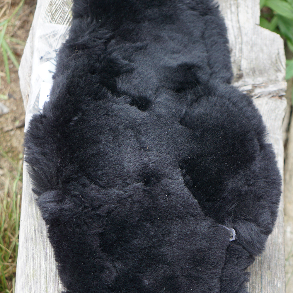 XpandGirth® Dressage Girth - medicinskt fårskinn (65-75 cm), svart - 4