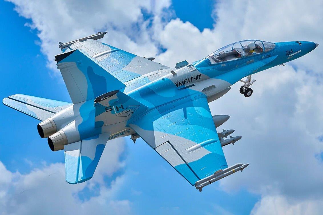 FMS F/A-18 Hornet EDF 64mm PNP - 2