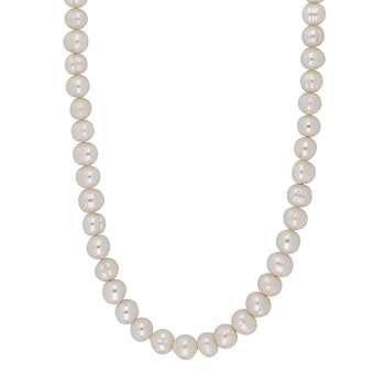 Siersbøl pärlhalsband silver