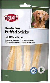  Denta Fun puffade tuggpinnar, med kycklingbröst, 12,5 cm, 40 g