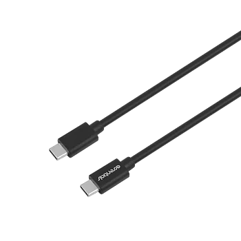 Essentials USB-C - USB-C Kabel 2m, Svart
