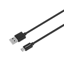 Essentials USB-A - USB-C Kabel 2m, Svart