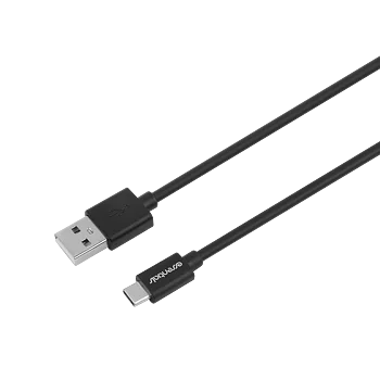 Essentials USB-A - USB-C Kabel 2m, Svart
