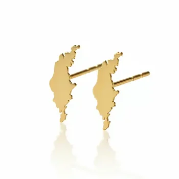 Gotland Earring with Post - Gold-Plated