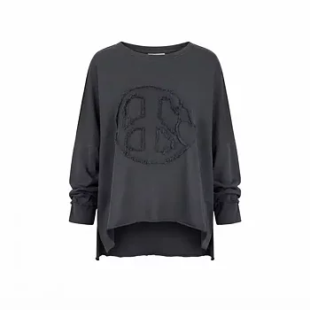Sweatshirt Svart med ett Peacemärke