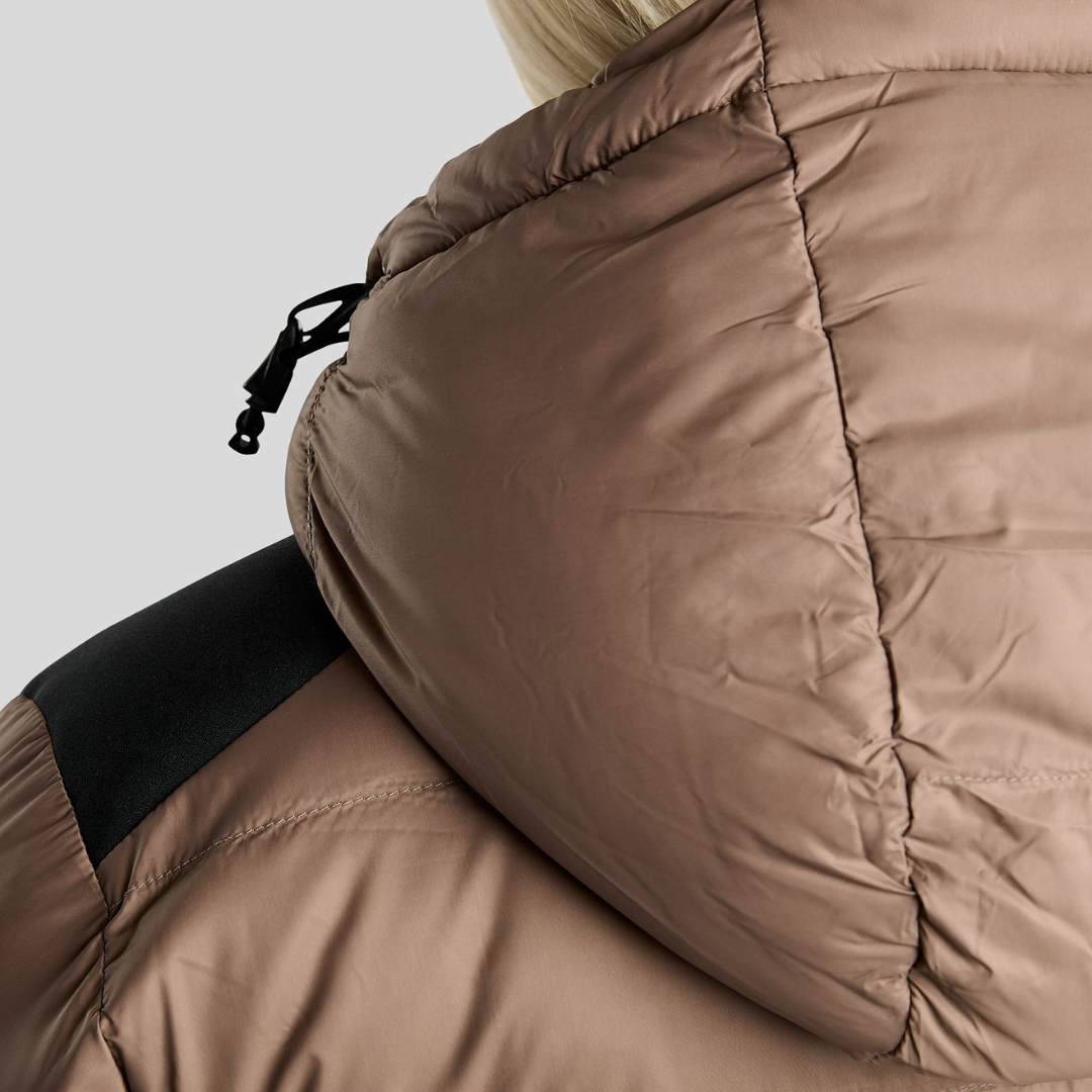 MONTAR MOATHENA REFINED SHORT JACKET - NOUGAT BROWN - 3