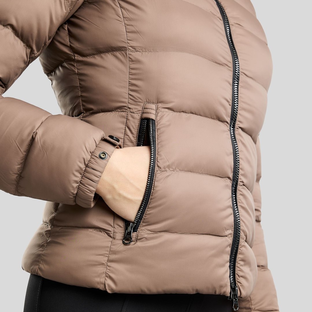 MONTAR MOATHENA REFINED SHORT JACKET - NOUGAT BROWN - 6