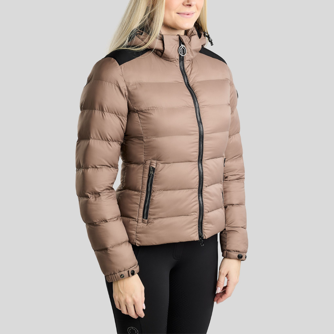MONTAR MOATHENA REFINED SHORT JACKET - NOUGAT BROWN