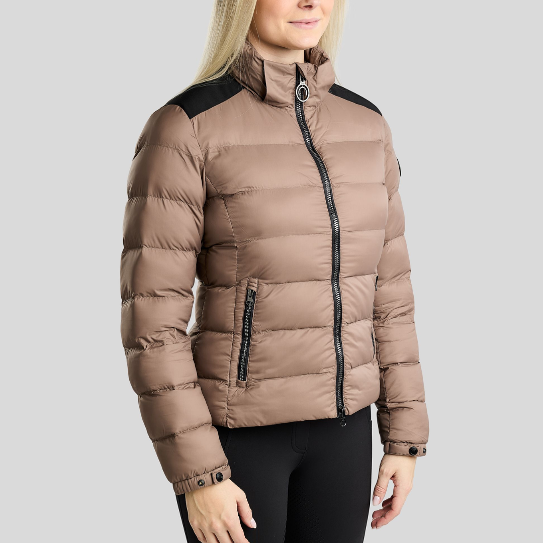 MONTAR MOATHENA REFINED SHORT JACKET - NOUGAT BROWN - 12