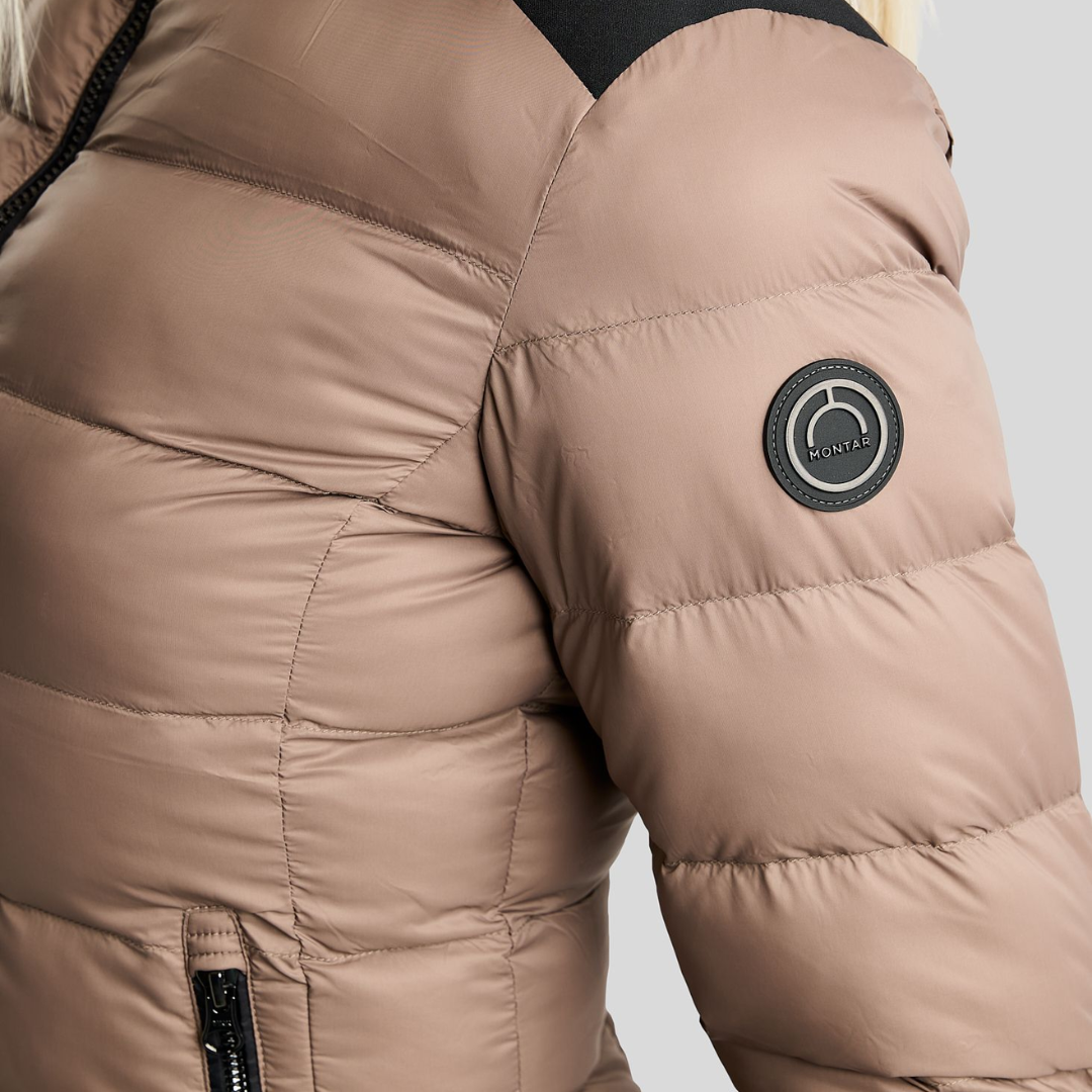 MONTAR MOATHENA REFINED SHORT JACKET - NOUGAT BROWN - 8