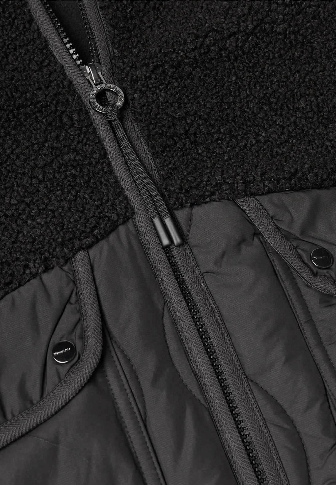 Mat Mix Teddy Coat - Black - Street One - 5