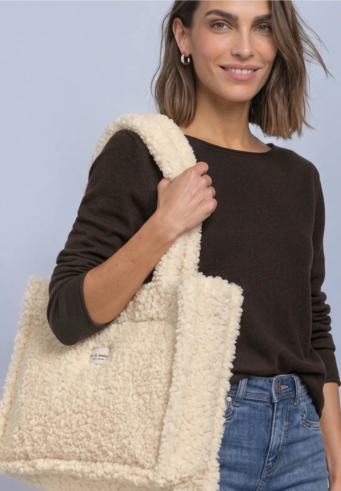 OP Teddy Book Tote - Barley Beige - Street One