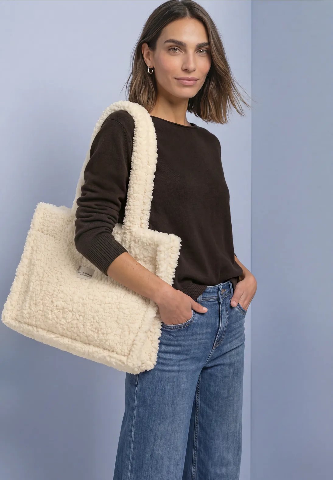 OP Teddy Book Tote - Barley Beige - Street One