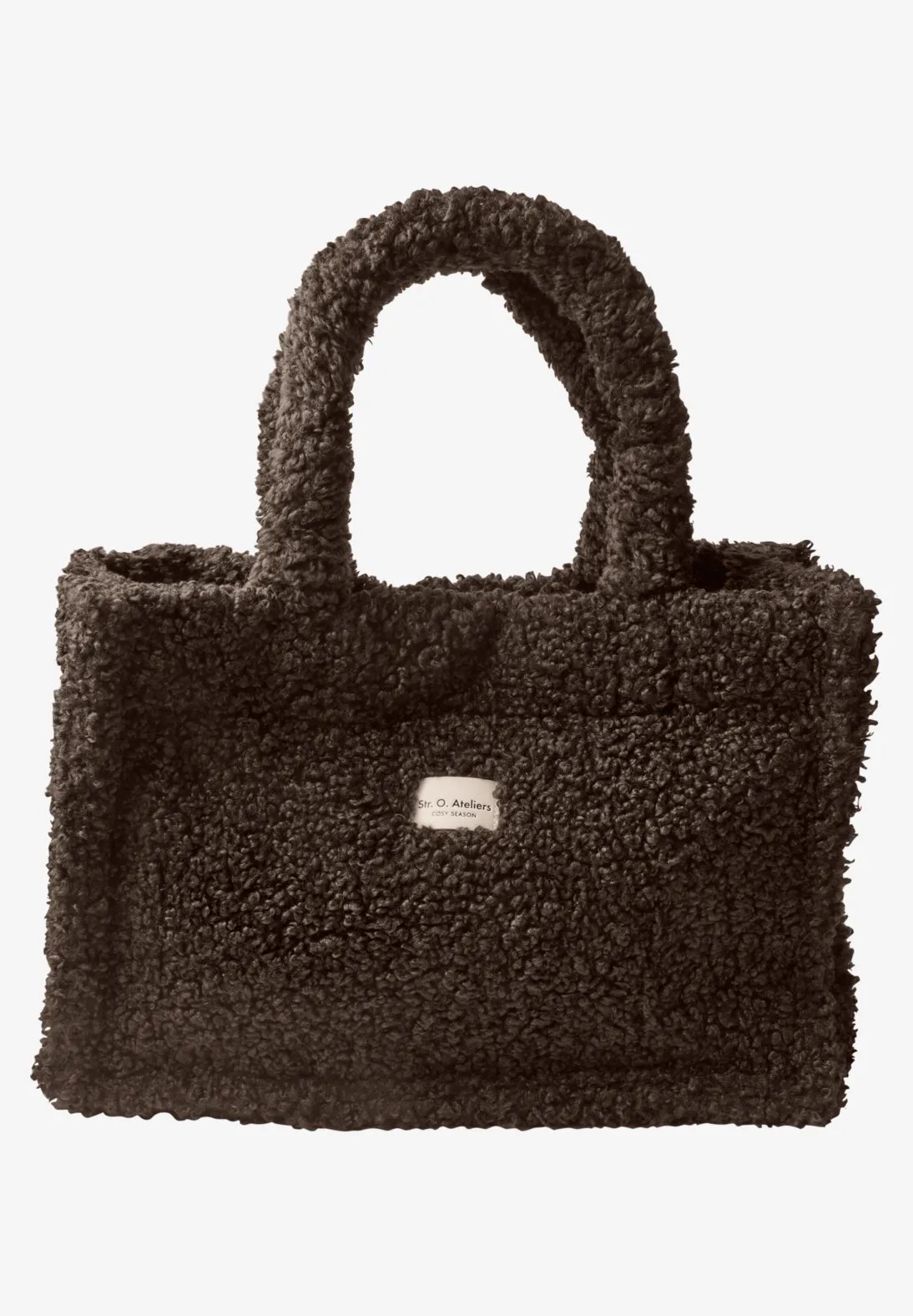 OP Teddy Book Tote - Auburn Brown - Street One - 3